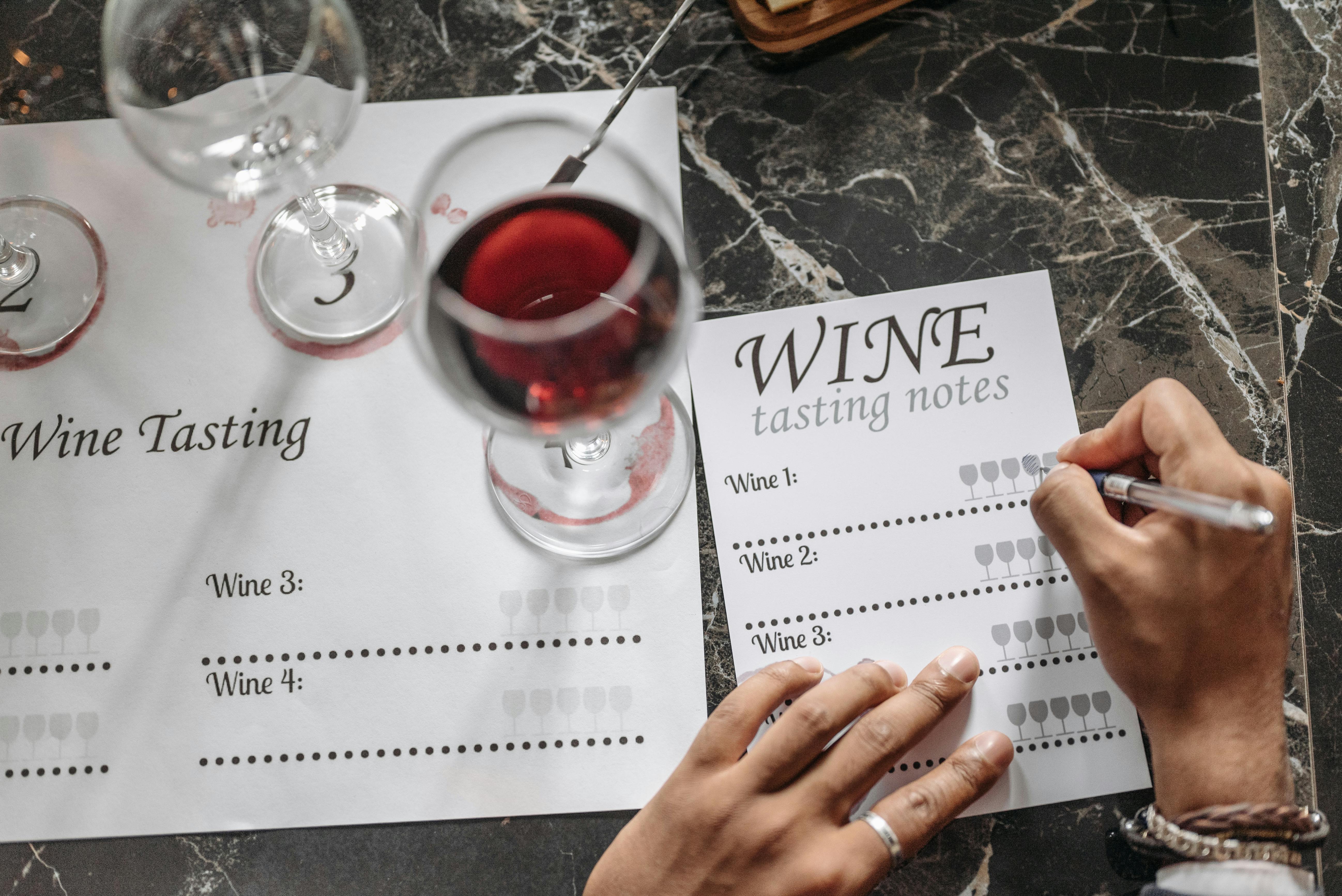Solo sipping with notes